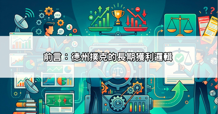 如何在優塔德州穩定獲利？資深牌友分享三招提高勝率的基礎觀念