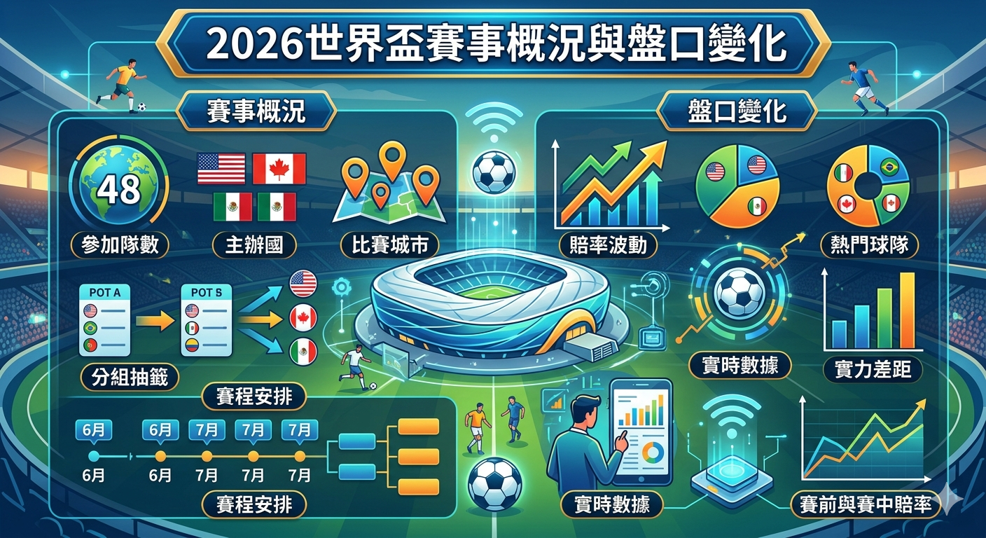 2026世界盃賽事概況與盤口變化
