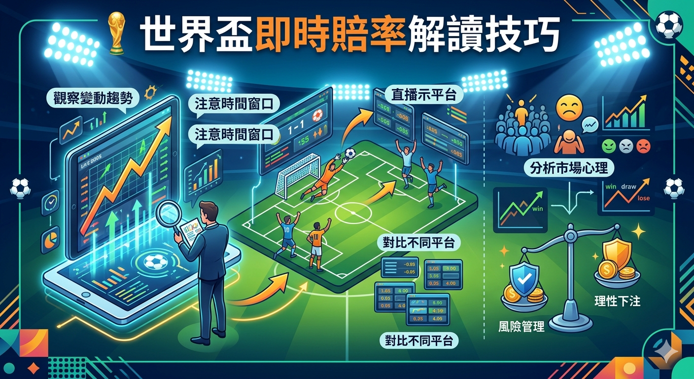 世界盃即時賠率解讀技巧
