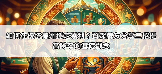 如何在優塔德州穩定獲利？資深牌友分享三招提高勝率的基礎觀念