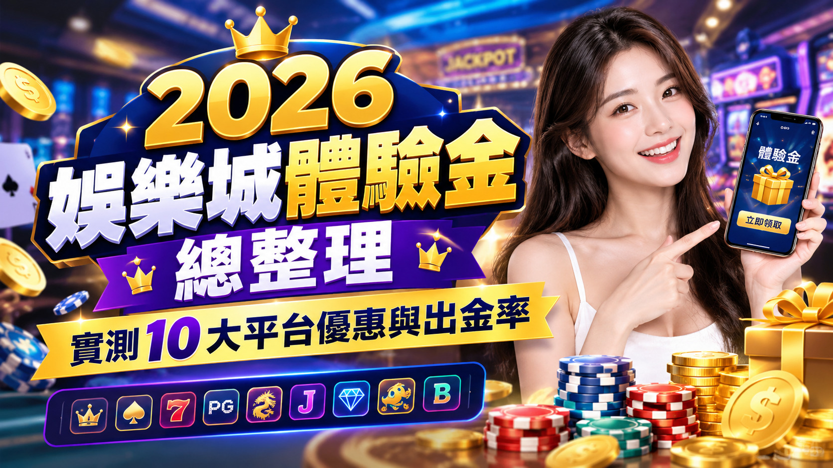 2026娛樂城體驗金總整理：實測10大平台優惠與出金率